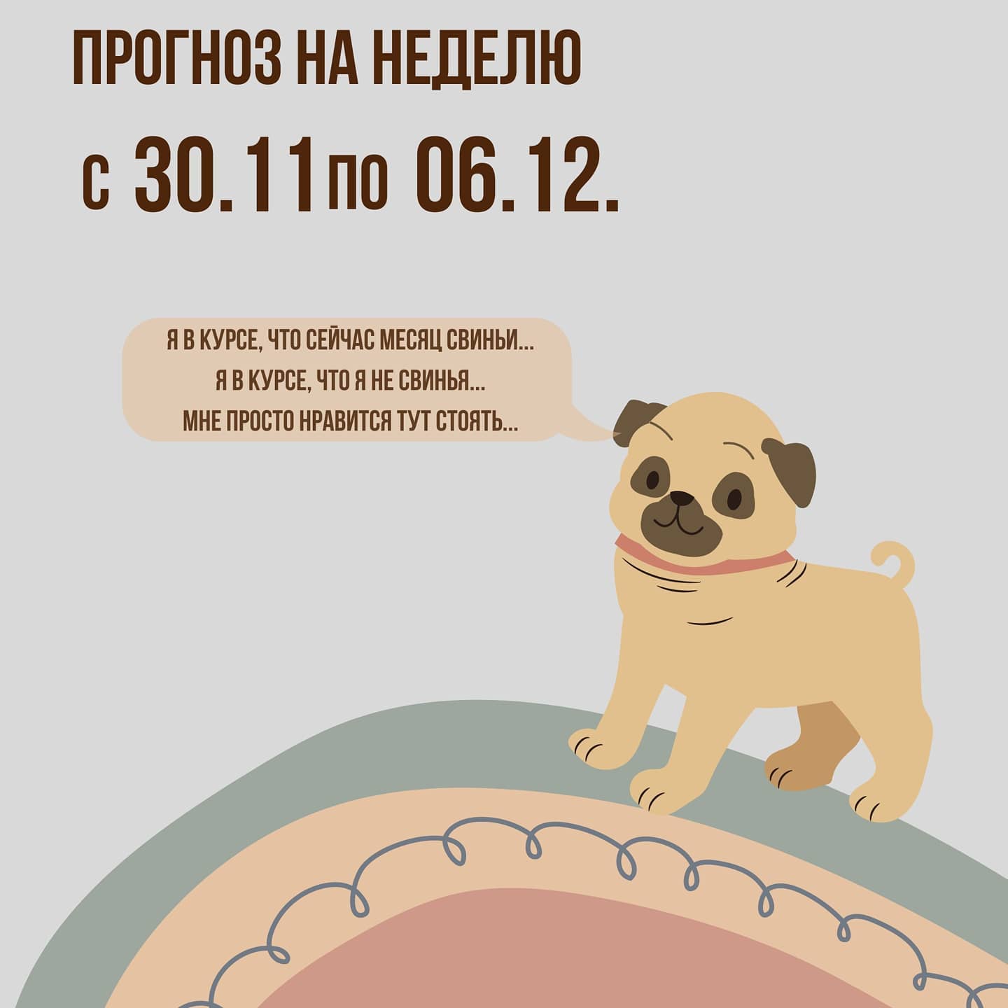 Прогноз на неделю с 30 ноября по 06 декабря.