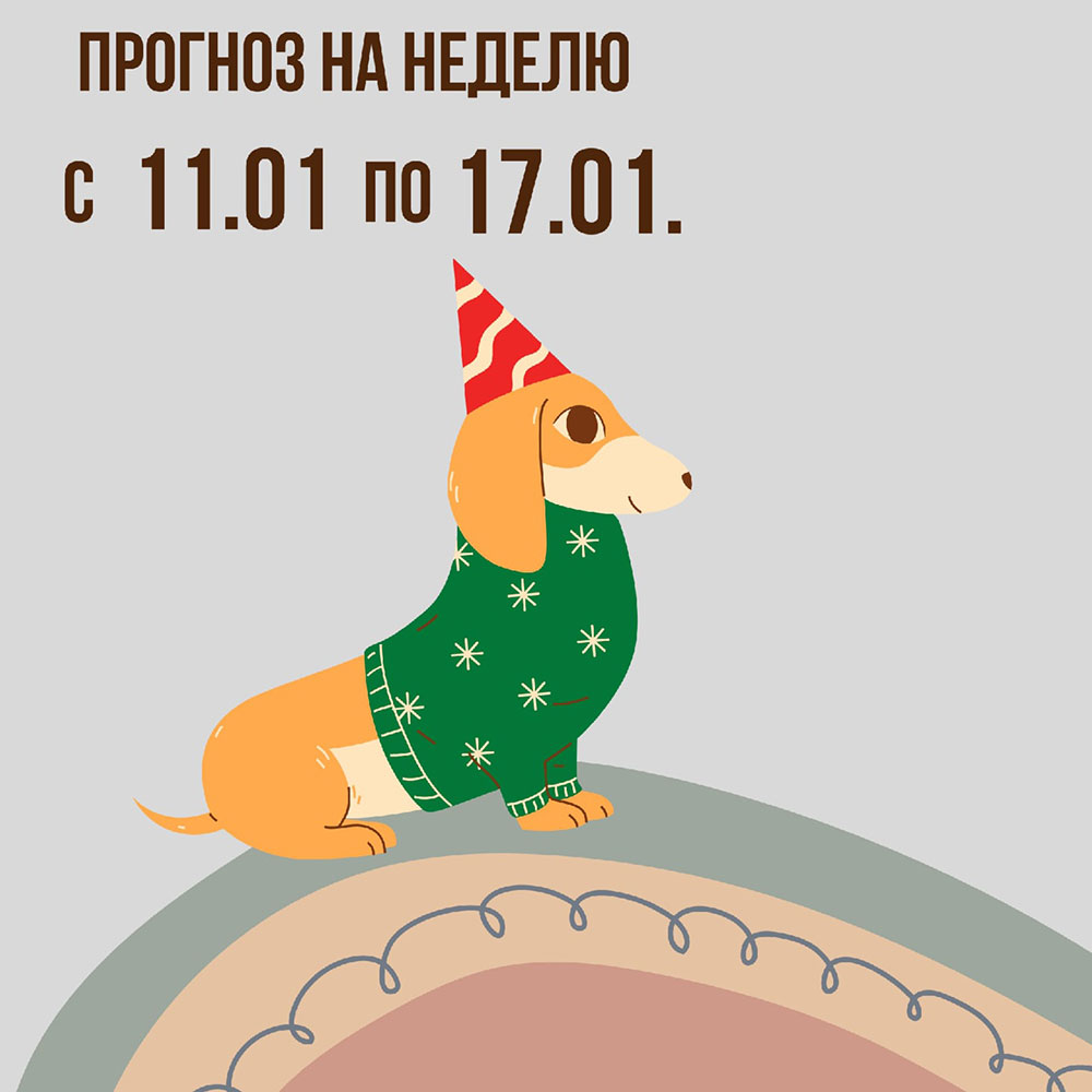 Прогноз на неделю с 11 по 17 января