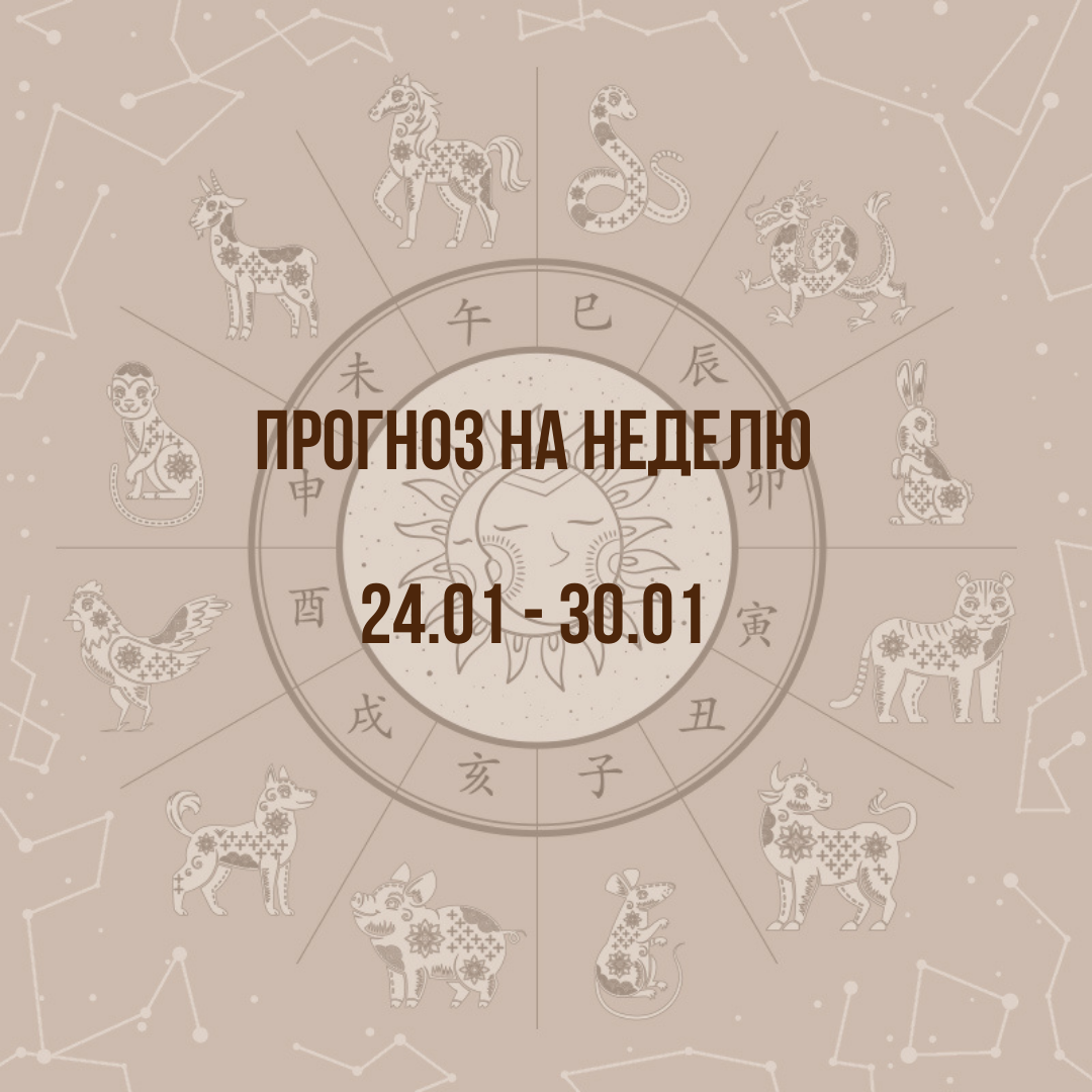 Прогноз на неделю с 24 по 30 января