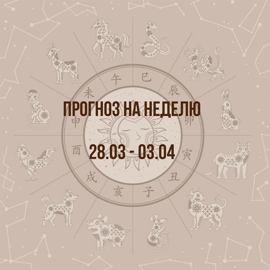 Прогноз на неделю с 28 марта по 3 апреля