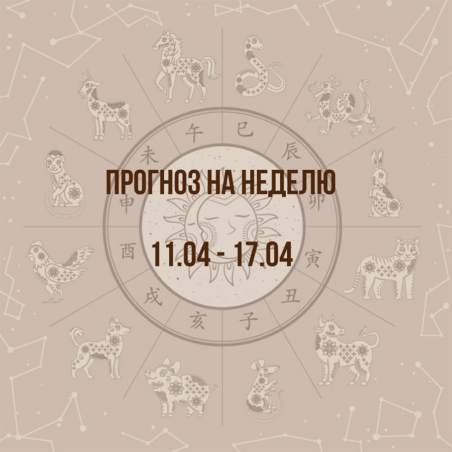 Прогноз на неделю с 11 по 17 апреля