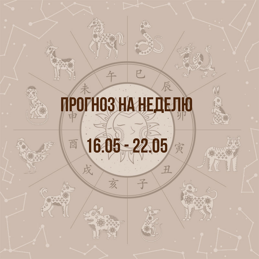 Прогноз на неделю с 16 по 22 мая