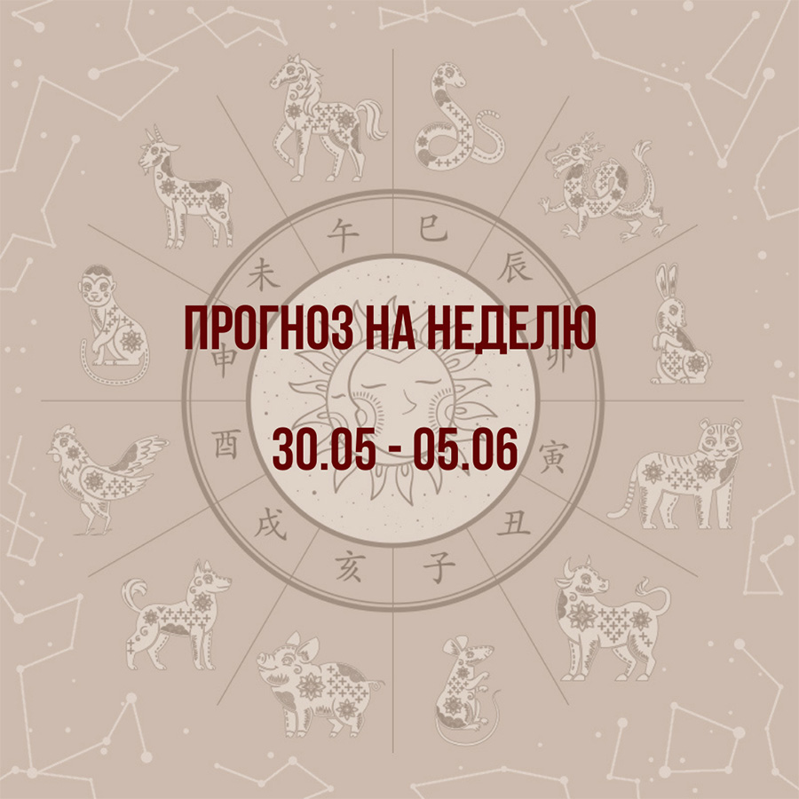 Прогноз на неделю с 30 мая по 5 июня