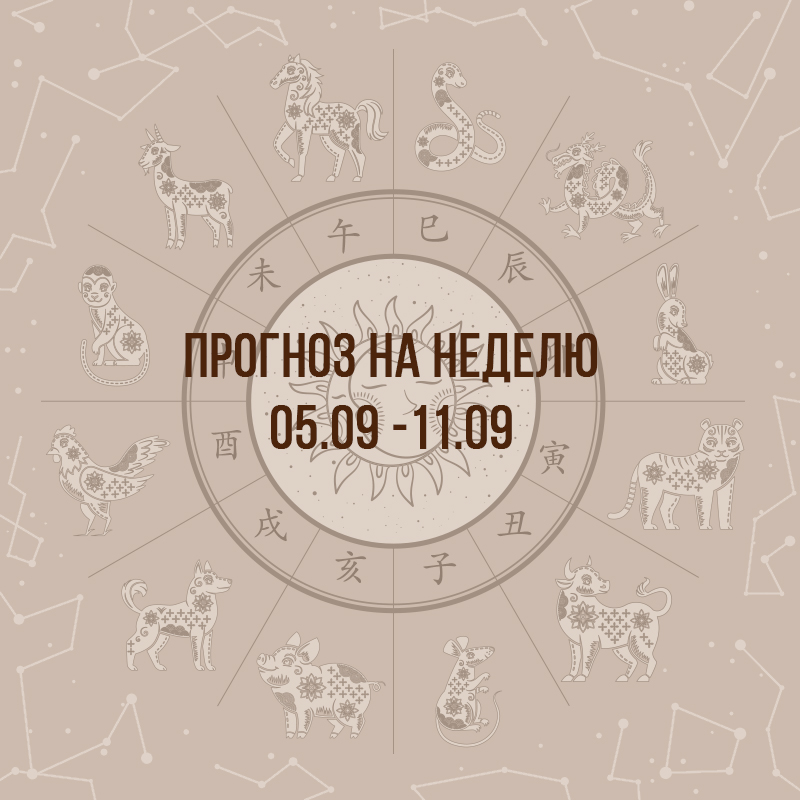 Прогноз на неделю с 5 сентября по 11 сентября