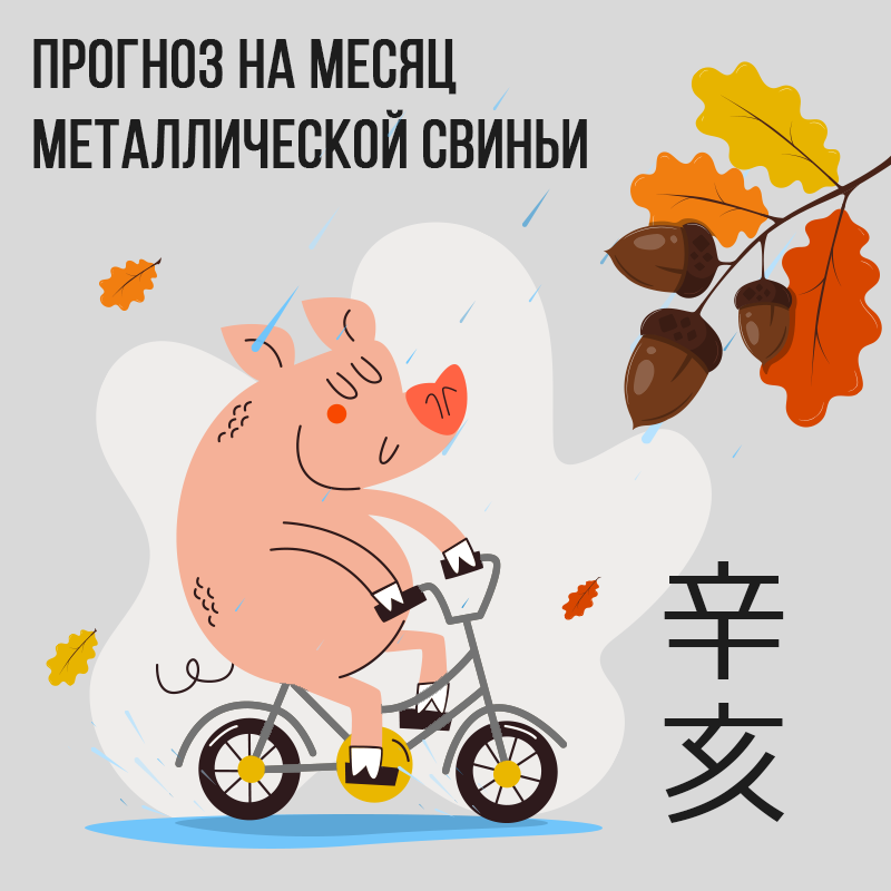 Прогноз на месяц Металлической Свиньи
