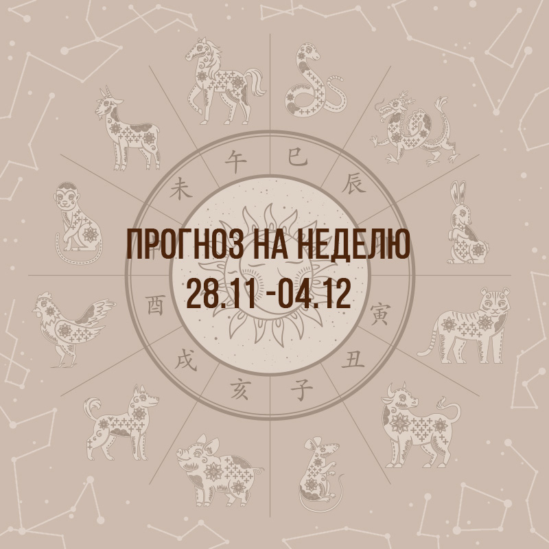Прогноз на неделю с 28 ноября по 04 декабря