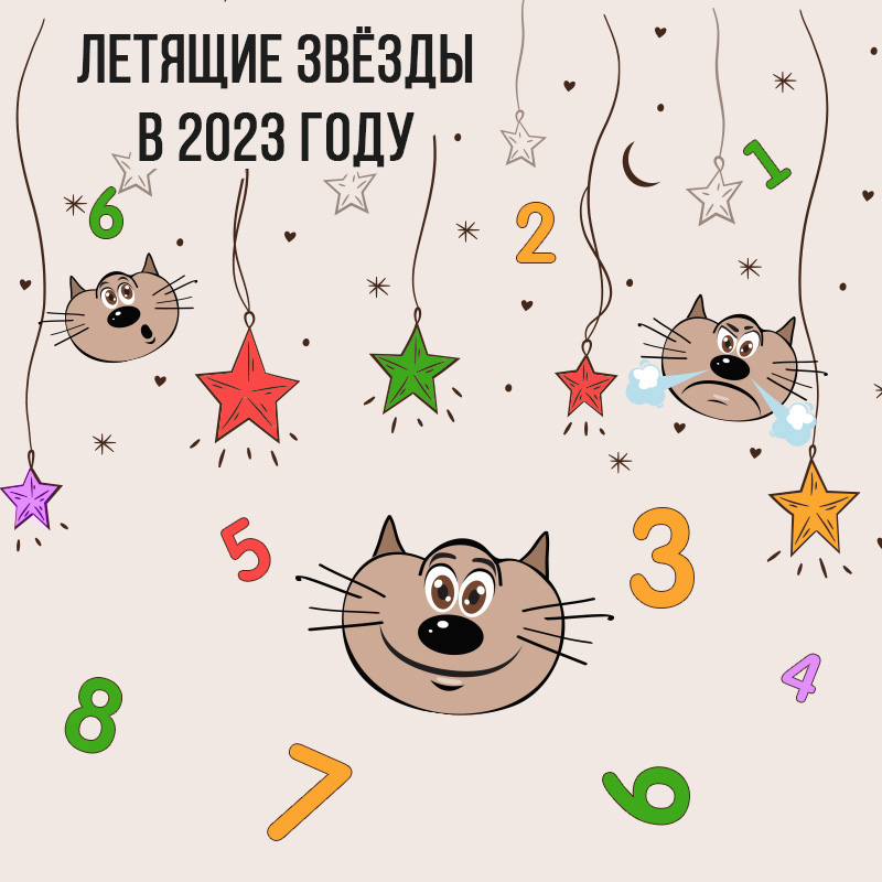 Летящие звёзды в 2023