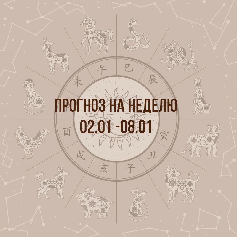 Прогноз на неделю с 2 по 8 января