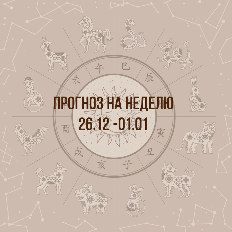 Прогноз на неделю с 26 декабря по 1 января