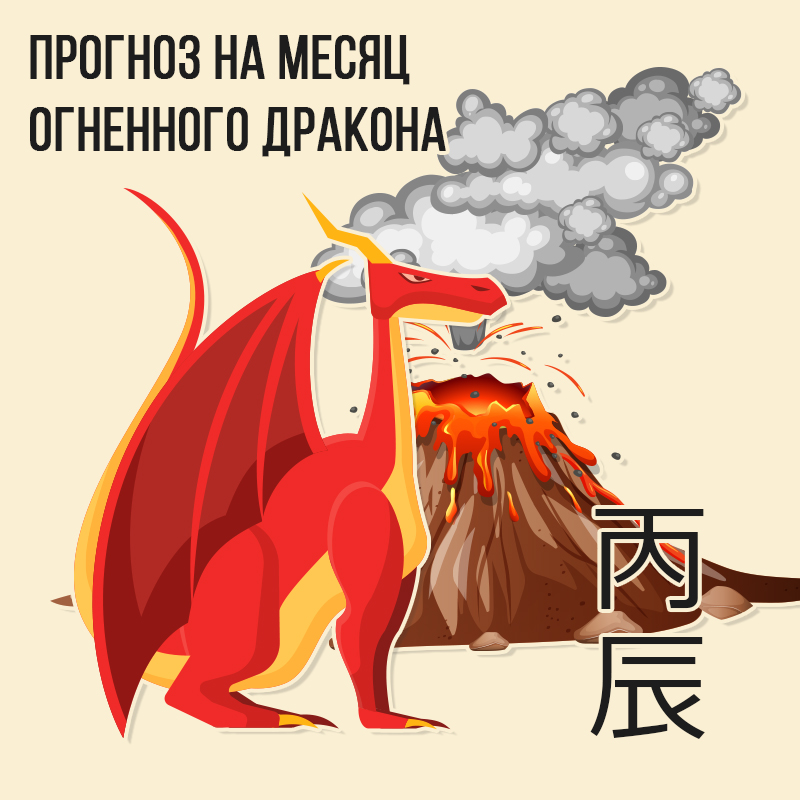 Прогноз на месяц Огненного Дракона