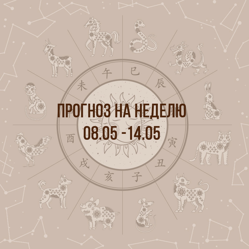 Прогноз на неделю с 8 по 14 мая