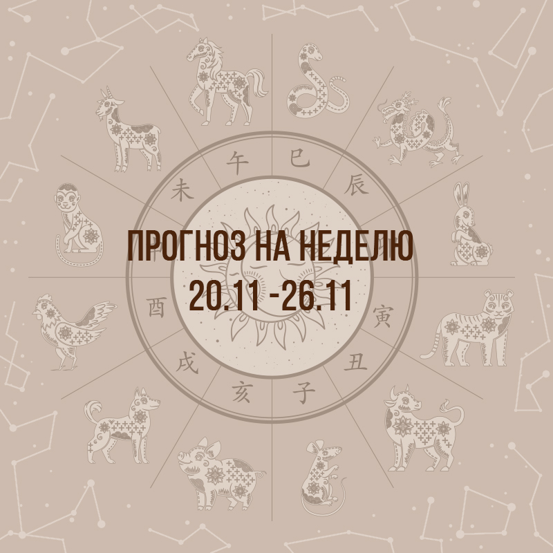 Прогноз на неделю с 20 по 26 ноября