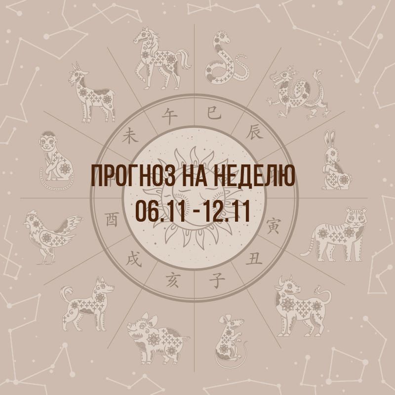 Прогноз на неделю с 6 по 12 ноября