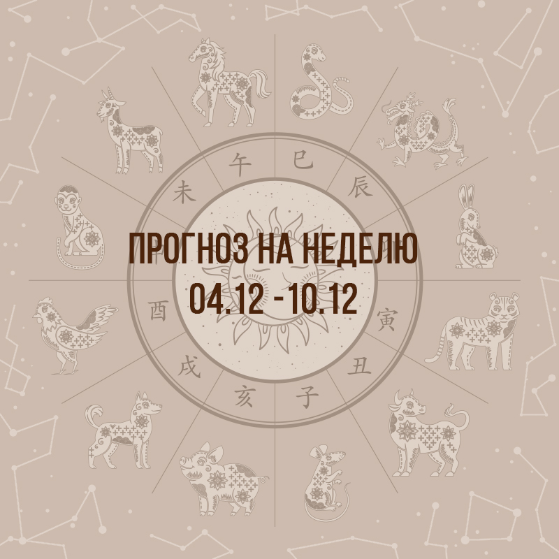 Прогноз на неделю с 4 по 10 декабря