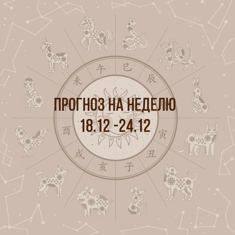 Прогноз на неделю с 18 по 24 декабря