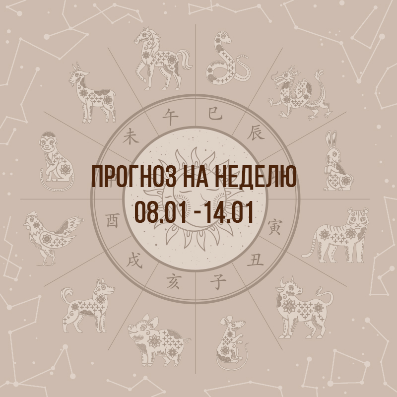 Прогноз на неделю с 8 по 14 января