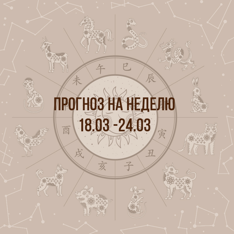 Прогноз на неделю с 18 по 24 марта