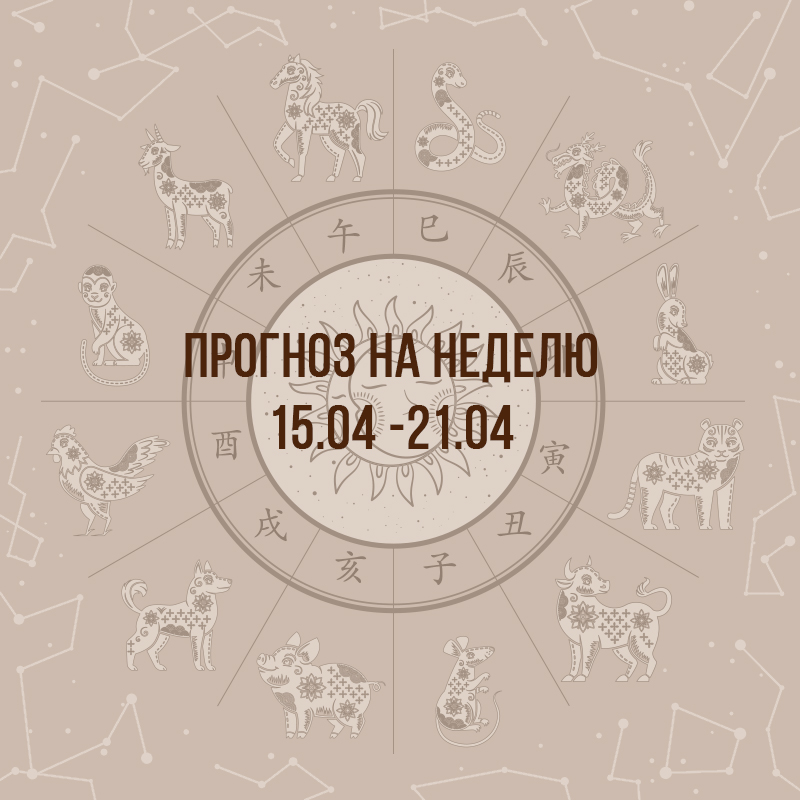 Прогноз на неделю с 15 по 21 апреля
