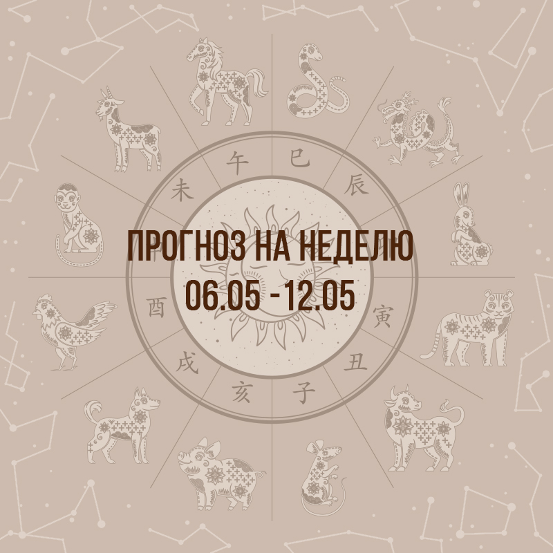 Прогноз на неделю с 6 по 12 мая