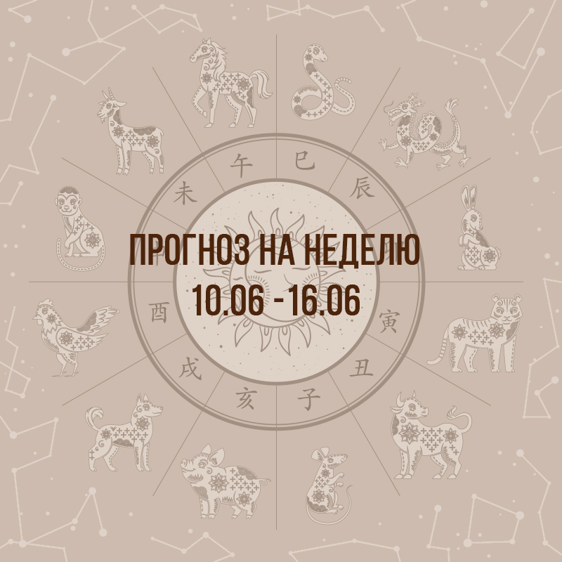 Прогноз на неделю с 10 по 16 июня