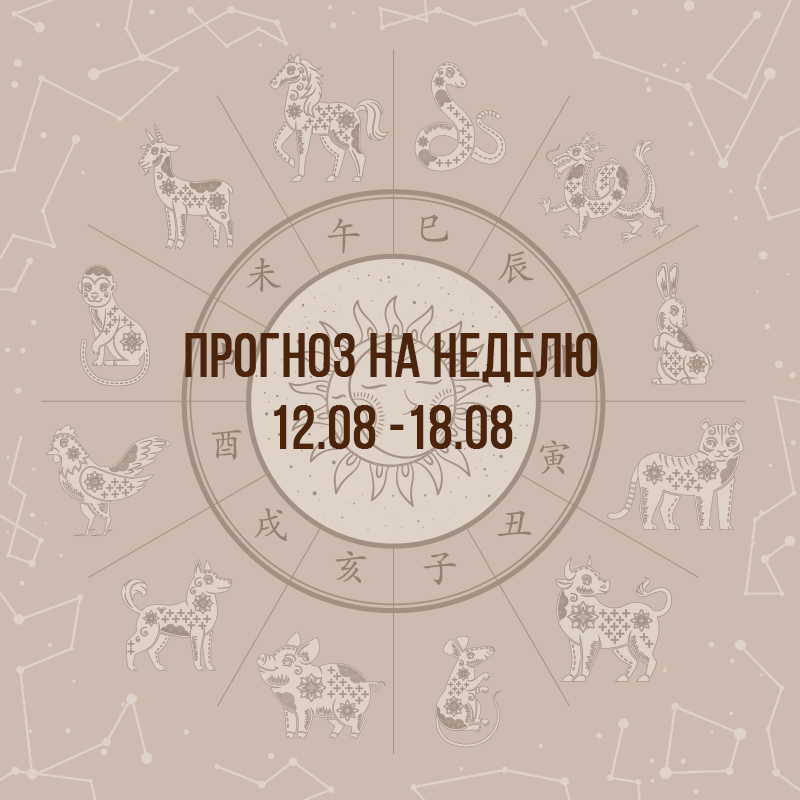 Прогноз на неделю с 12 по 18 августа