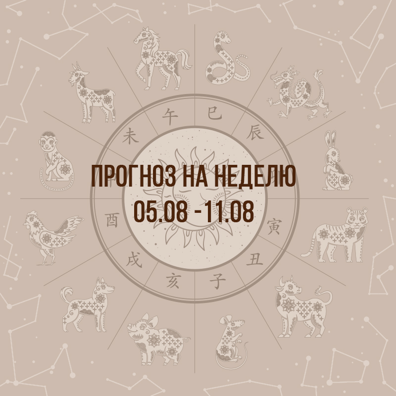 Прогноз на неделю с 5 по 11 августа