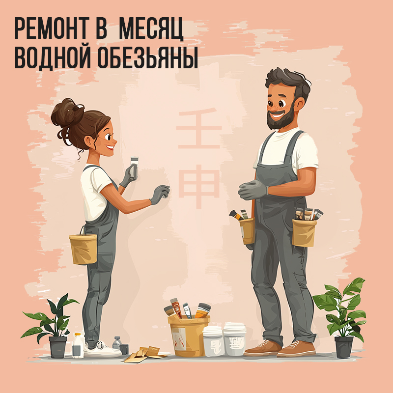 Ремонт в Августе (в месяц Водной Обезьяны)