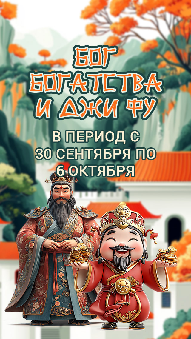 Прогноз на неделю (30-06) : Бог богатства и Джи Фу