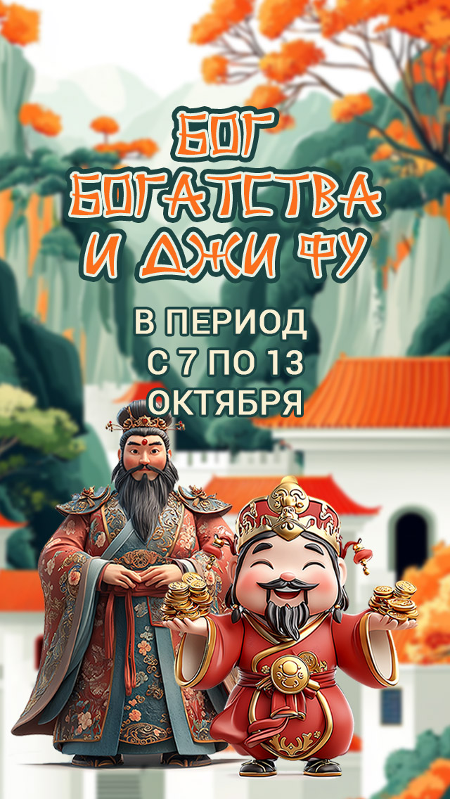 Прогноз на неделю (07-13) : Бог богатства и Джи Фу