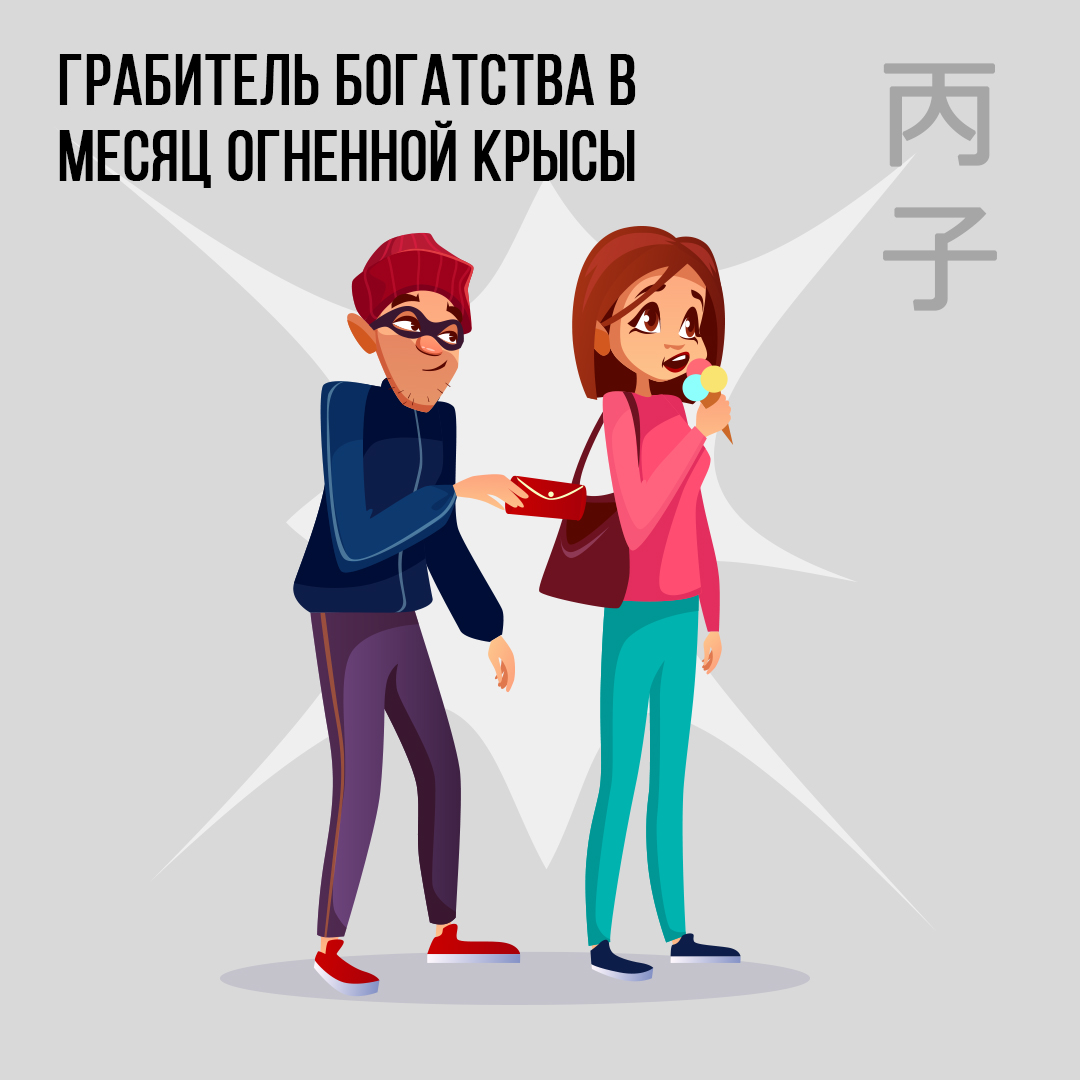 Грабитель богатства в Декабре (месяц Огненной Крысы)