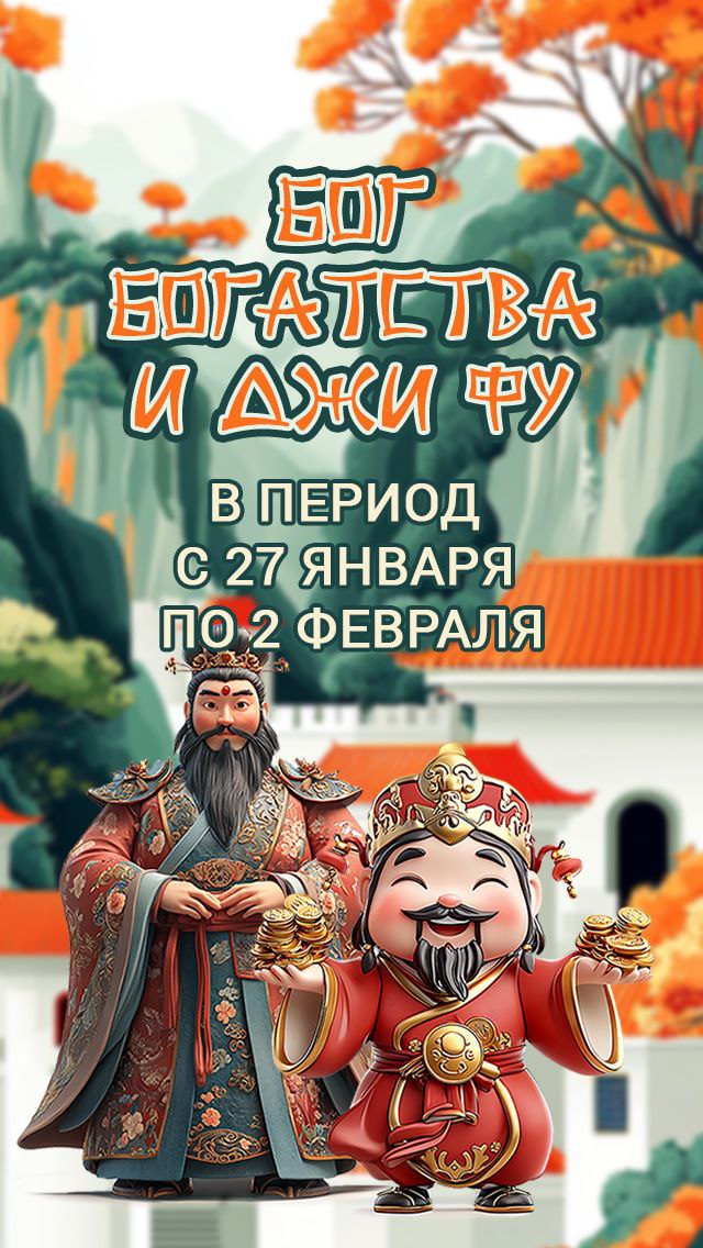 Прогноз на неделю (27-02) : Бог богатства и Джи Фу