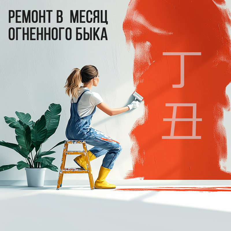 Ремонт в Январе (в месяц Огненного Быка)