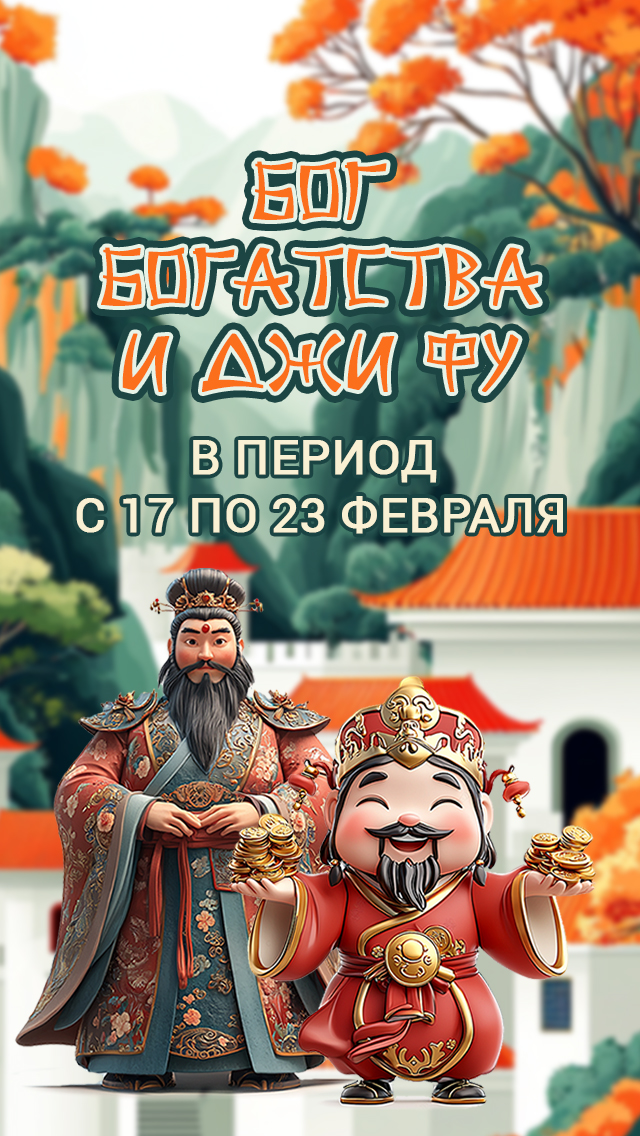 Прогноз на неделю (17-23) : Бог богатства и Джи Фу