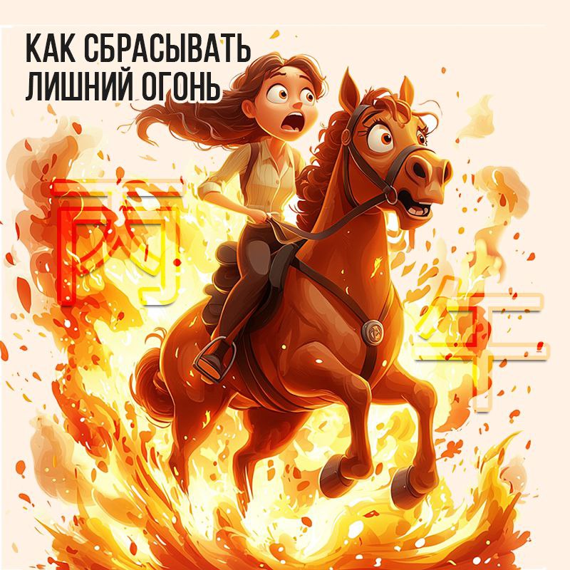 Как сбрасывать лишний огонь