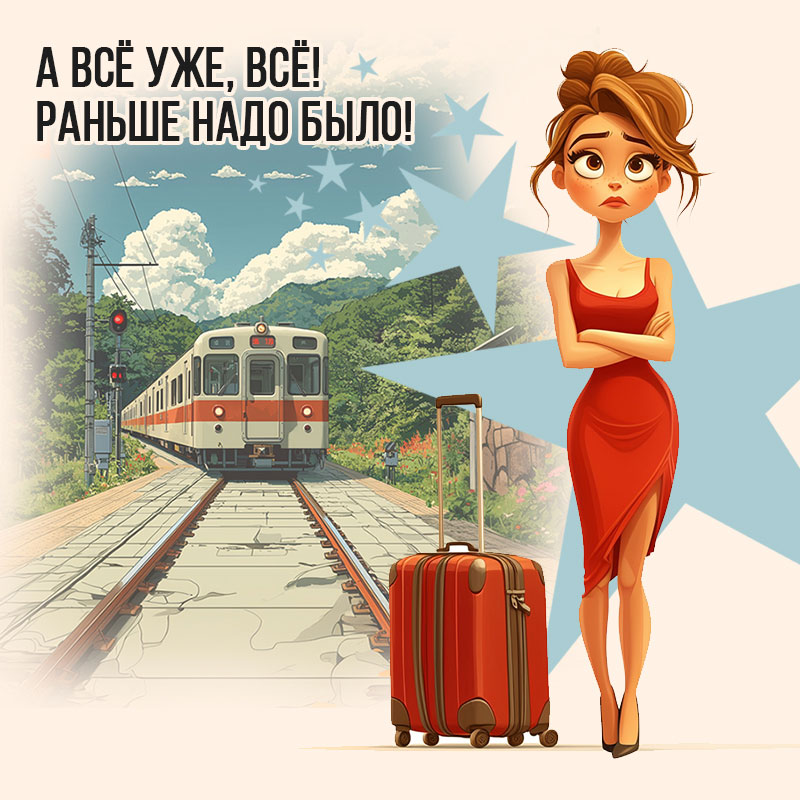 А всё уже, ВСЁ! Раньше надо было!