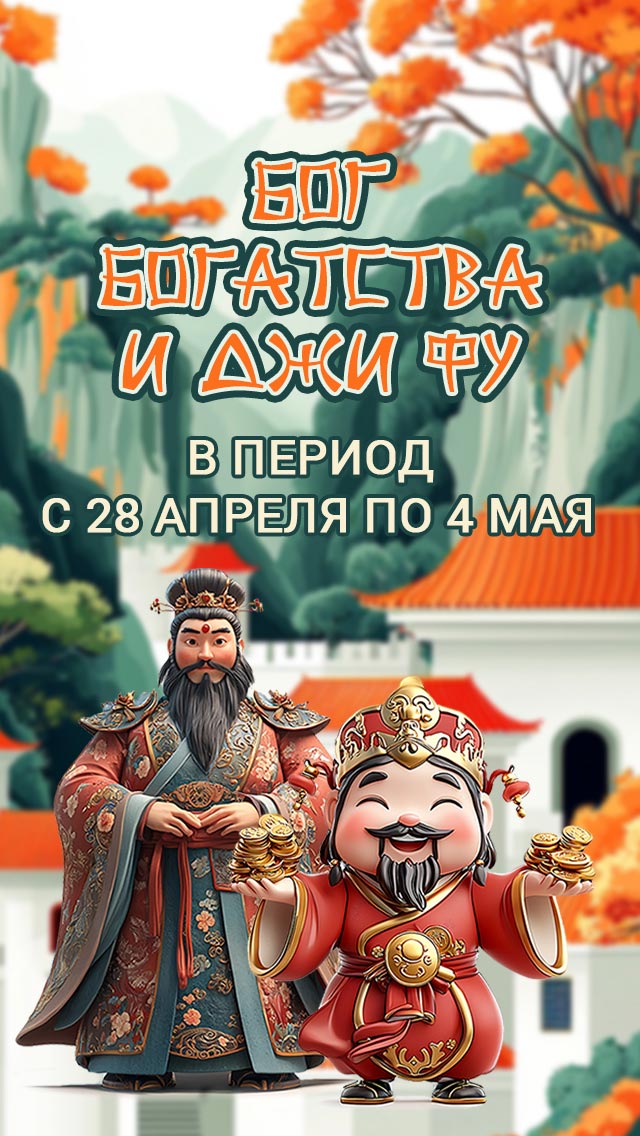 Прогноз на неделю (28-04) : Бог богатства и Джи Фу