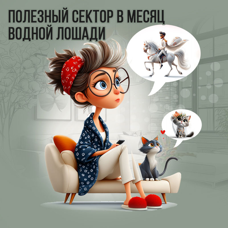Полезный сектор в Июне (в месяц Водной Лошади)