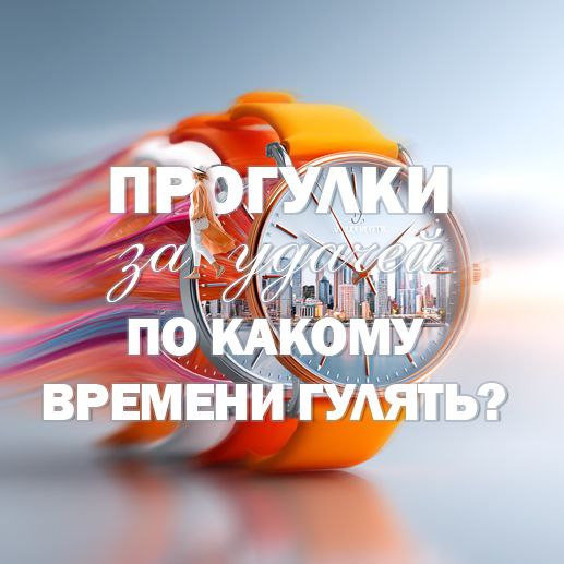 Прогулки за удачей: По какому времени гулять?