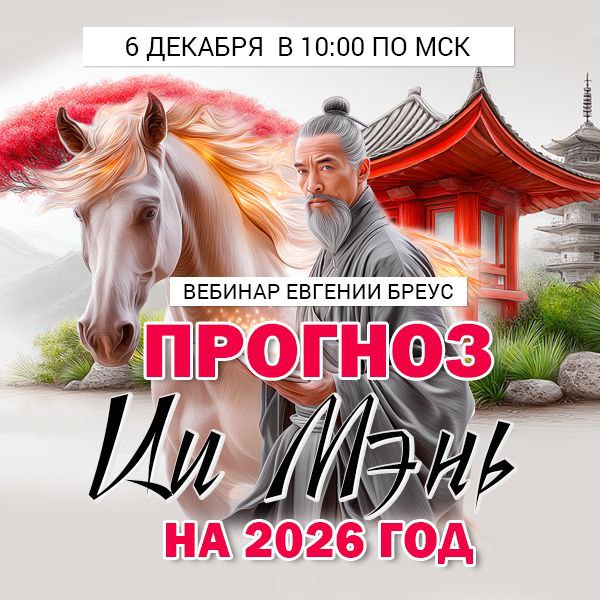 Прогноз Ци Мэнь 2026. Вебинар