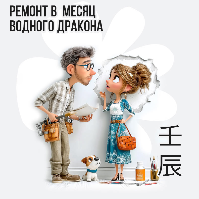 Ремонт в Апреле (месяц Водного Дракона壬辰)