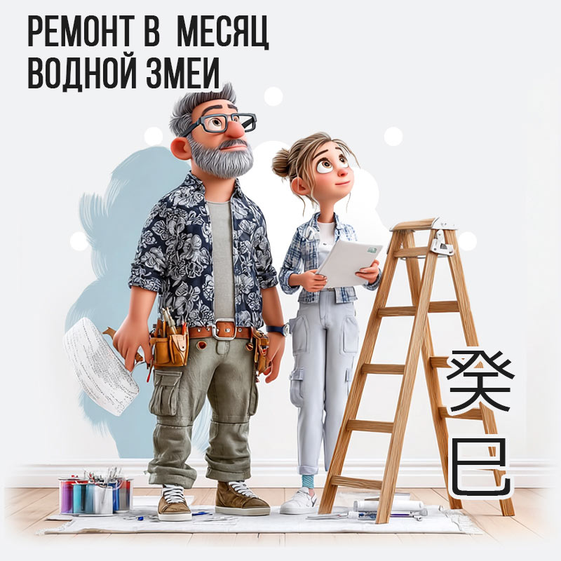 Ремонт в Мае (месяц Водной Змеи 癸巳)